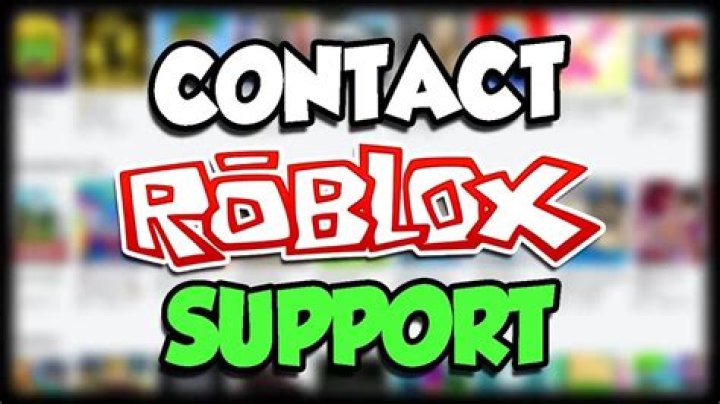 How to contact roblox for help