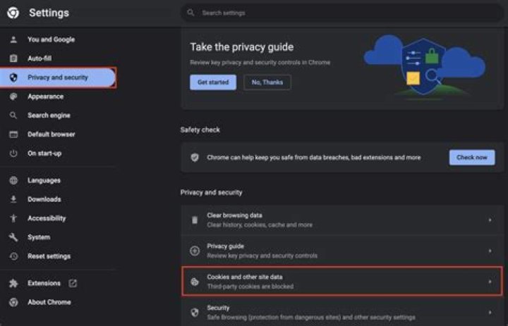 How to enable third party cookies in chrome