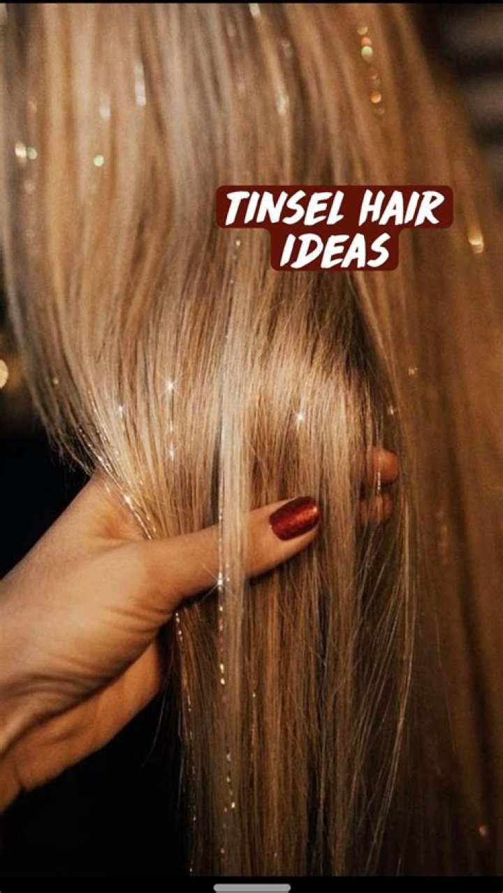 How to install hair tinsel